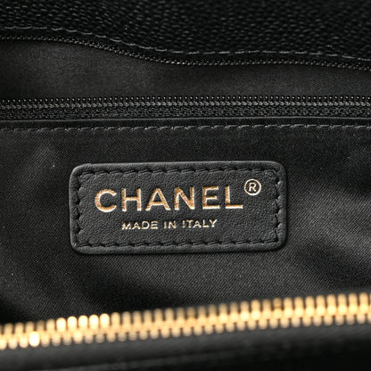 Chanel Caviar Quilted Grand Shopping Tote GST Black 6 of 10