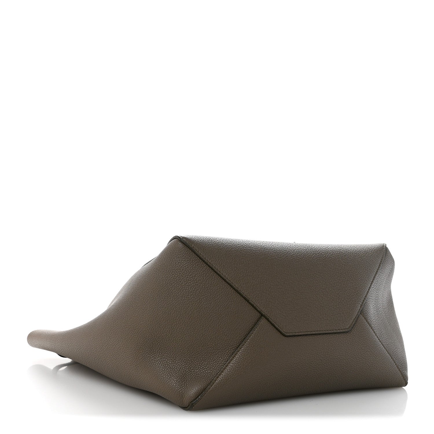 Celine Soft Grained Calfskin Small Belt Cabas Phantom  Taupe 4 of 12