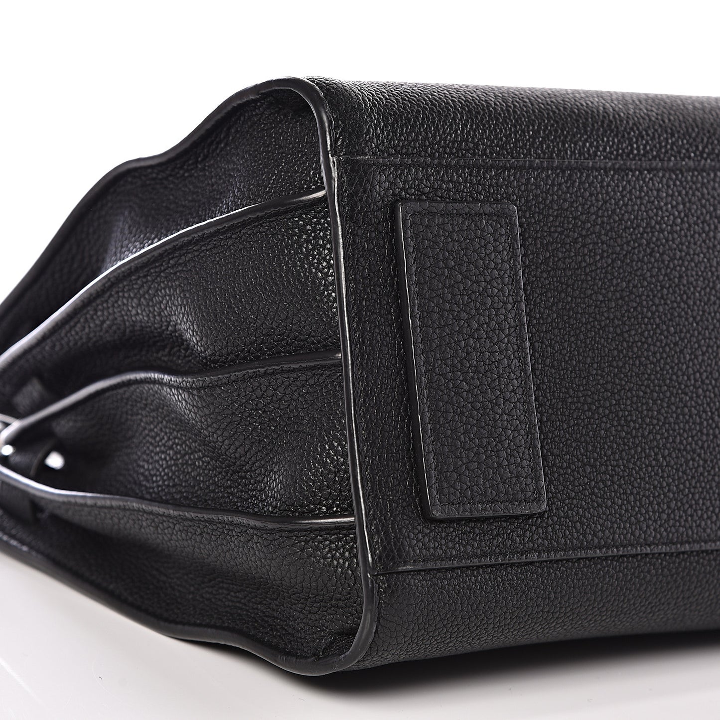 Grained Calfskin Small Supple Sac De Jour Black