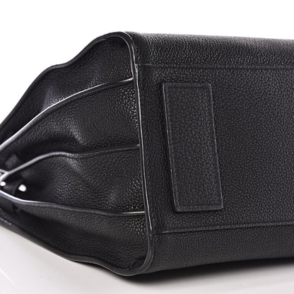 Saint Laurent Grained Calfskin Small Supple Sac De Jour Black 7 of 9