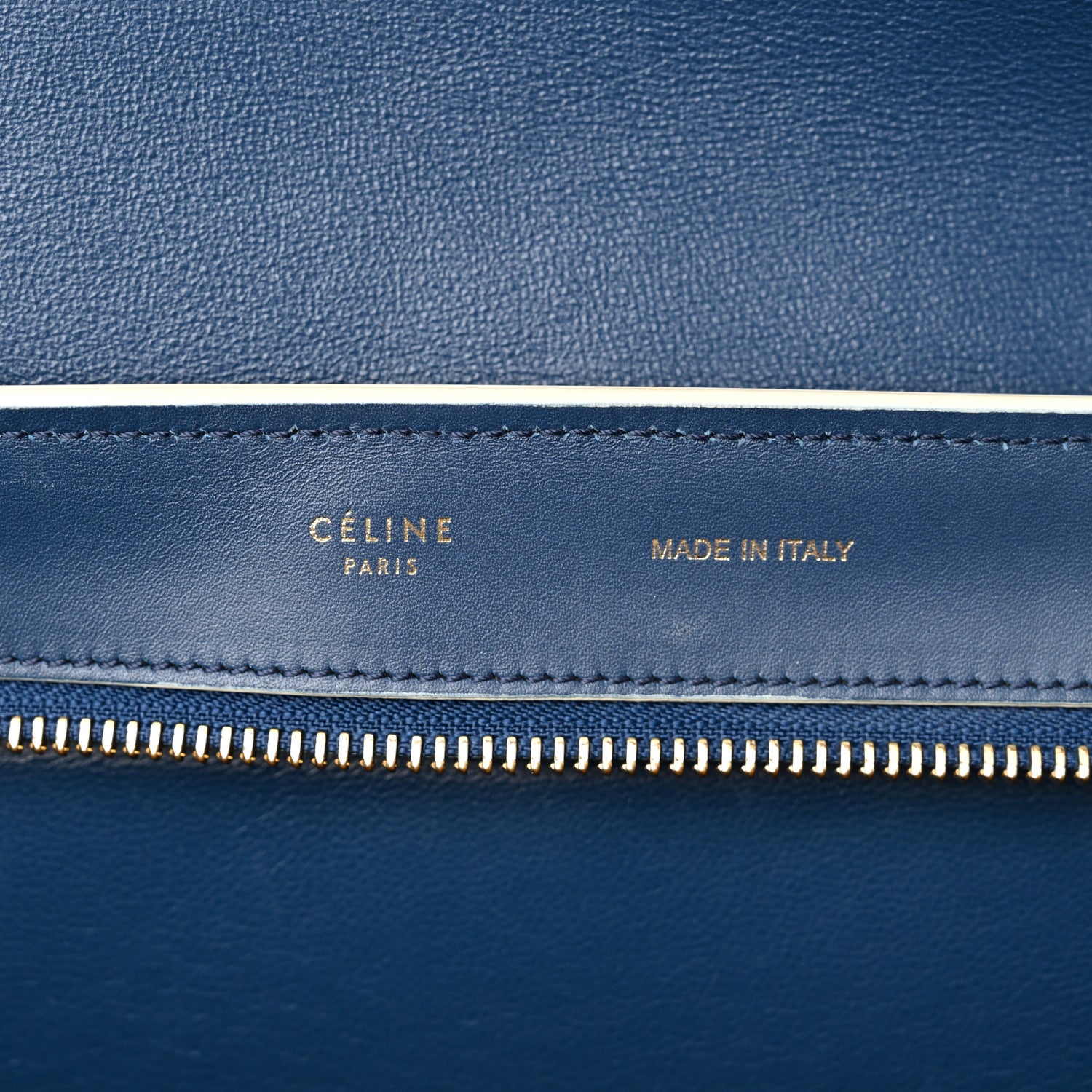 Celine Smooth Calfskin Suede Small Trapeze Turquoise 6 of 17