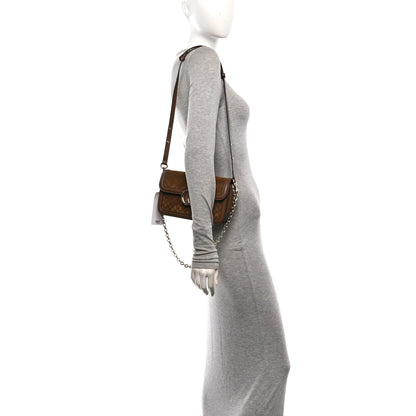 Gucci Suede Microguccissima Go Small Shoulder Bag Brown 2 of 10