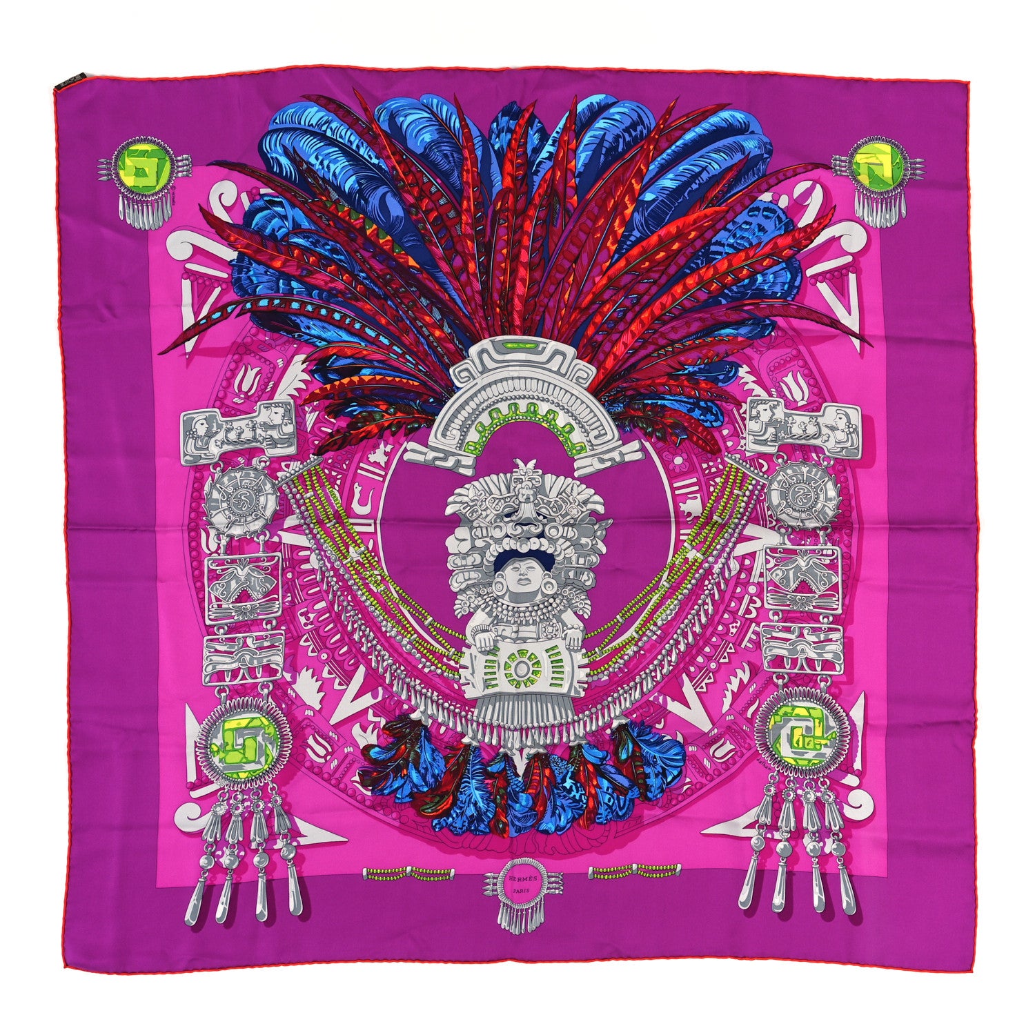 Hermes Silk Mexique Scarf 90 1 of 3