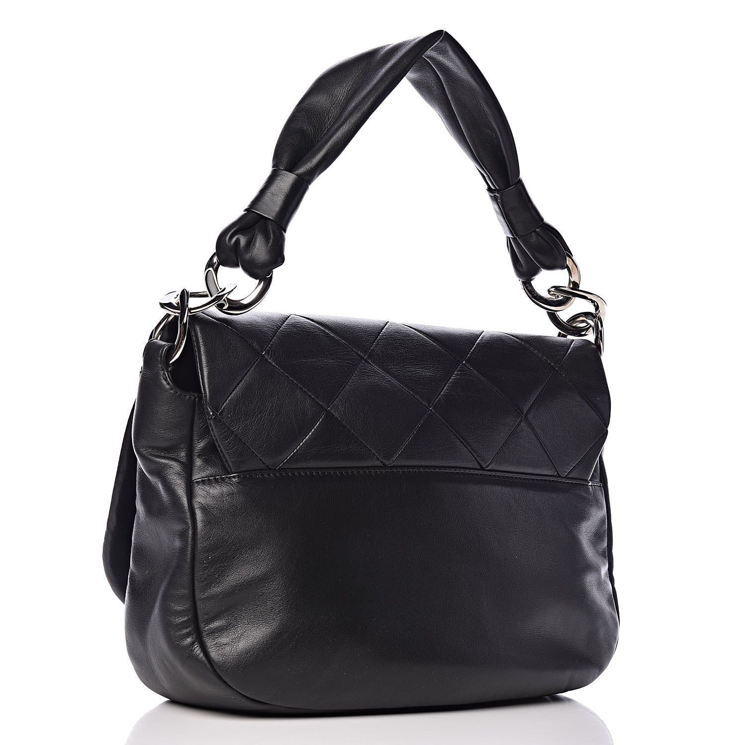 Chanel Lambskin Quilted Flap Bag Black 3 of 13