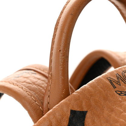 MCM Visetos Side Stud Mini Stark Backpack Cognac 9 of 11