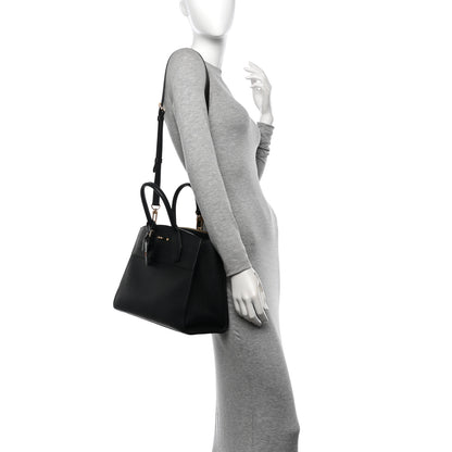 Louis Vuitton Taurillon City Steamer MM Black 2 of 14