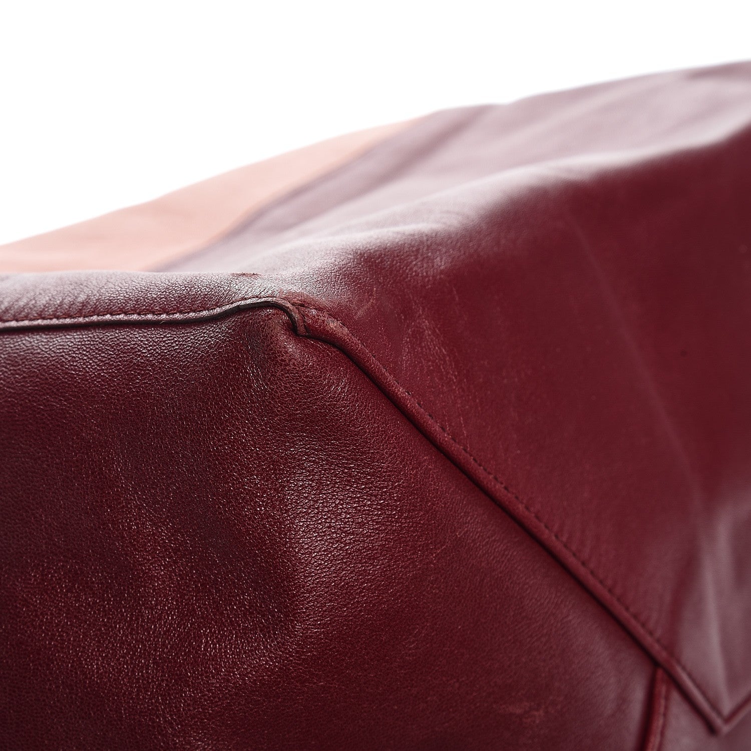 Celine Smooth Lambskin Horizontal Bi-Cabas Terracotta 9 of 13