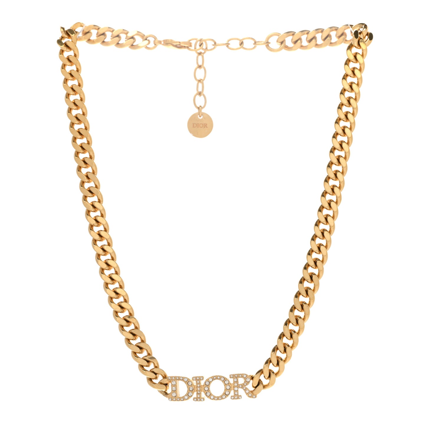 Metal Crystal Dio(r)evolution Choker Gold