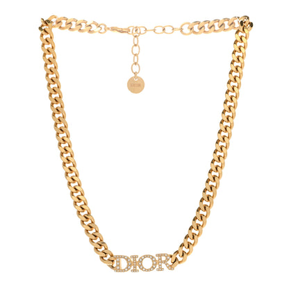 Christian Dior Metal Crystal Dio(r)evolution Choker Gold 3 of 6