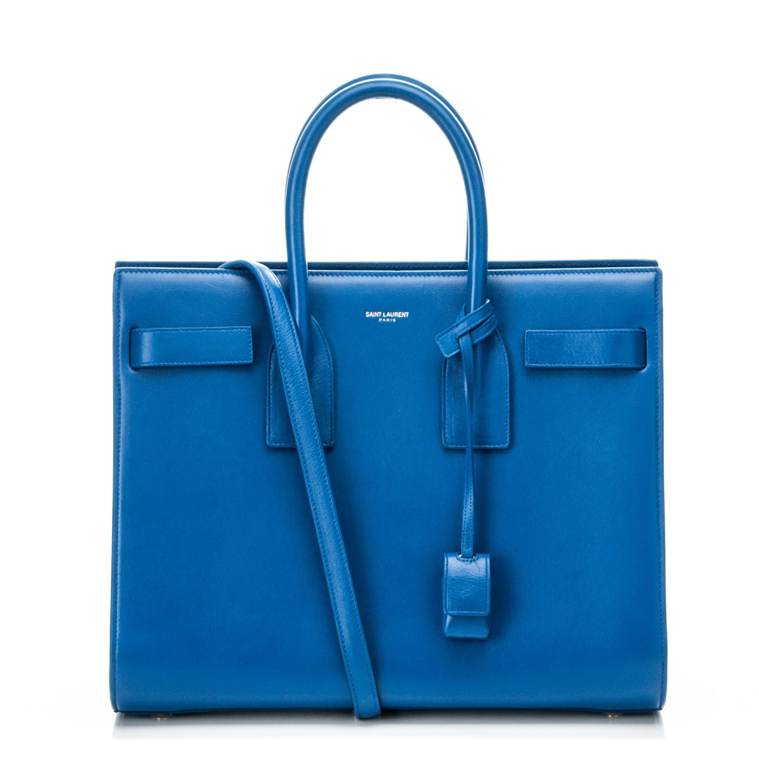 Saint Laurent Calfskin Small Sac De Jour Blue Majorelle 1 of 7