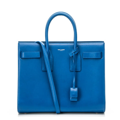 Saint Laurent Calfskin Small Sac De Jour Blue Majorelle 1 of 7