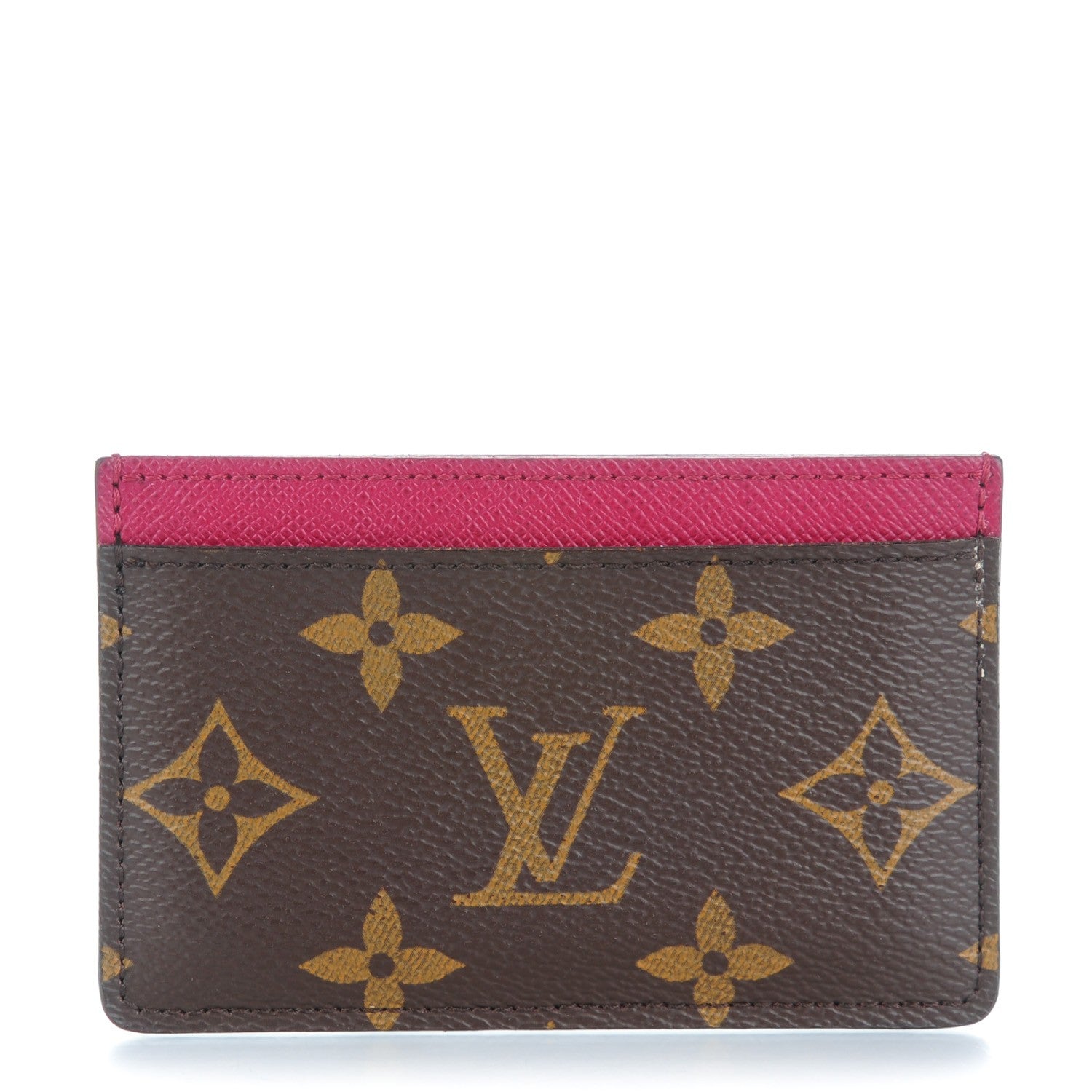 Louis Vuitton Monogram Card Holder Fuschia 1 of 7