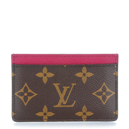 Louis Vuitton Monogram Card Holder Fuschia 1 of 7