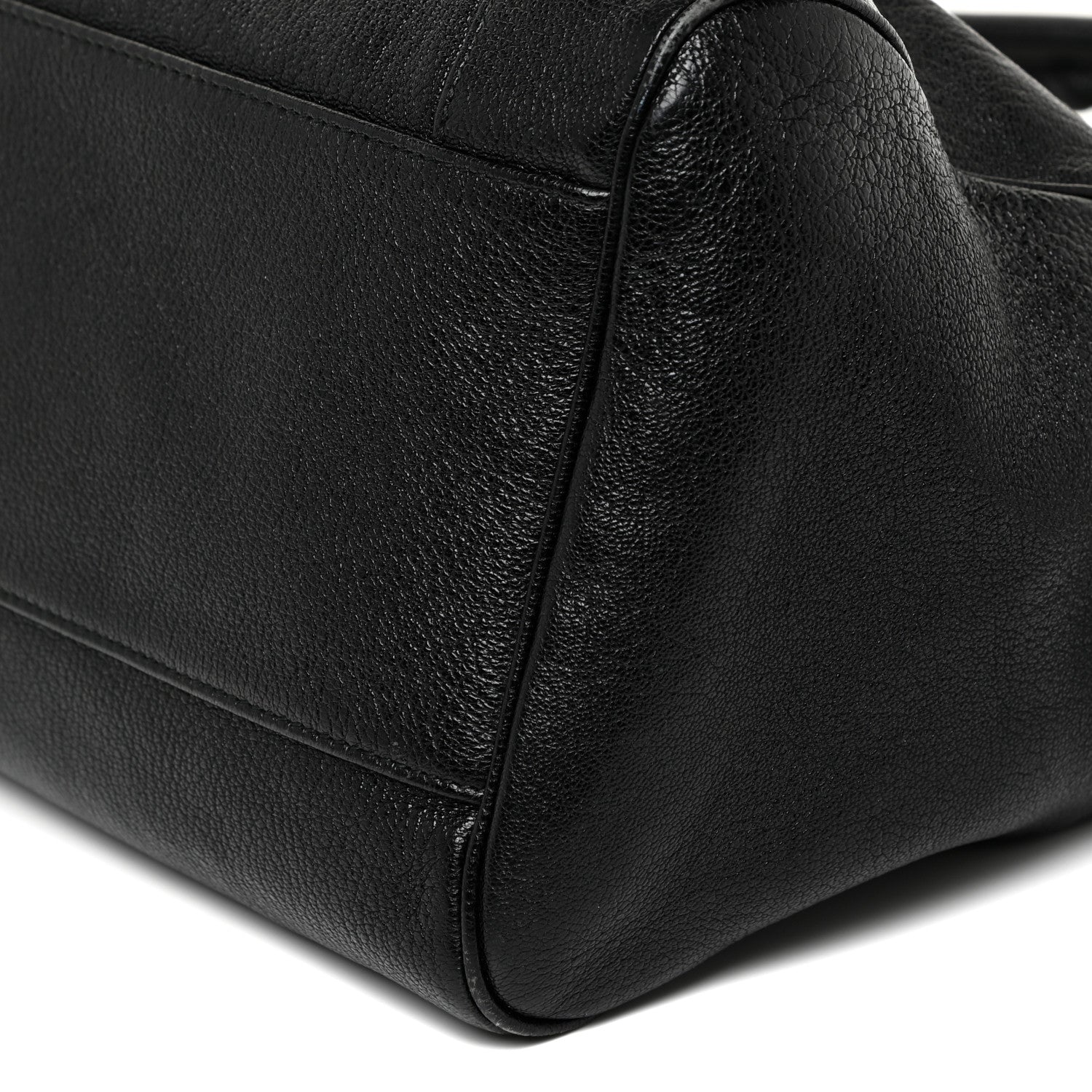 Balenciaga Chevre Silver Metallic Edge Hardware Velo Black 10 of 28