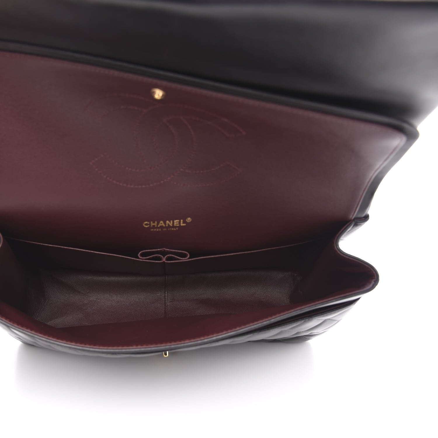 Chanel Lambskin Quilted Maxi Double Flap Black 5 of 16