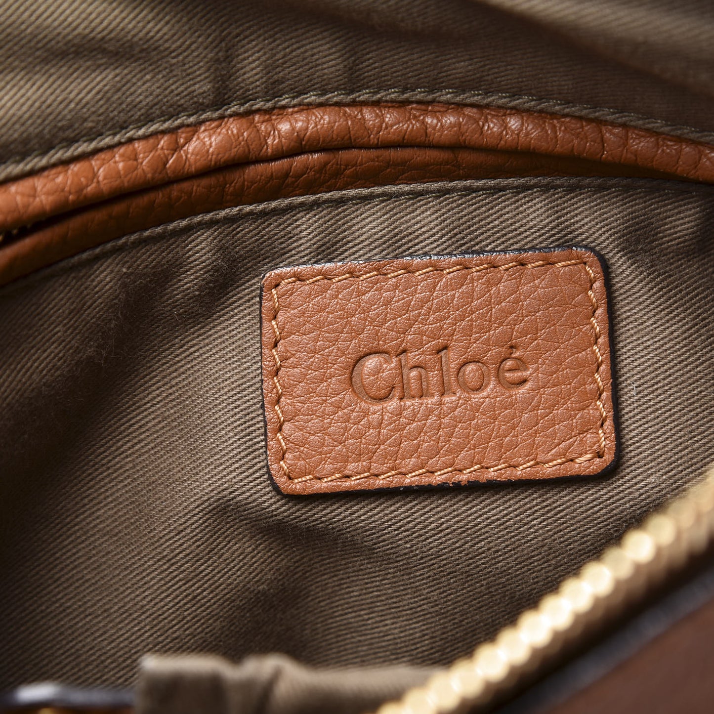 Calfskin Small Marcie Satchel Tan