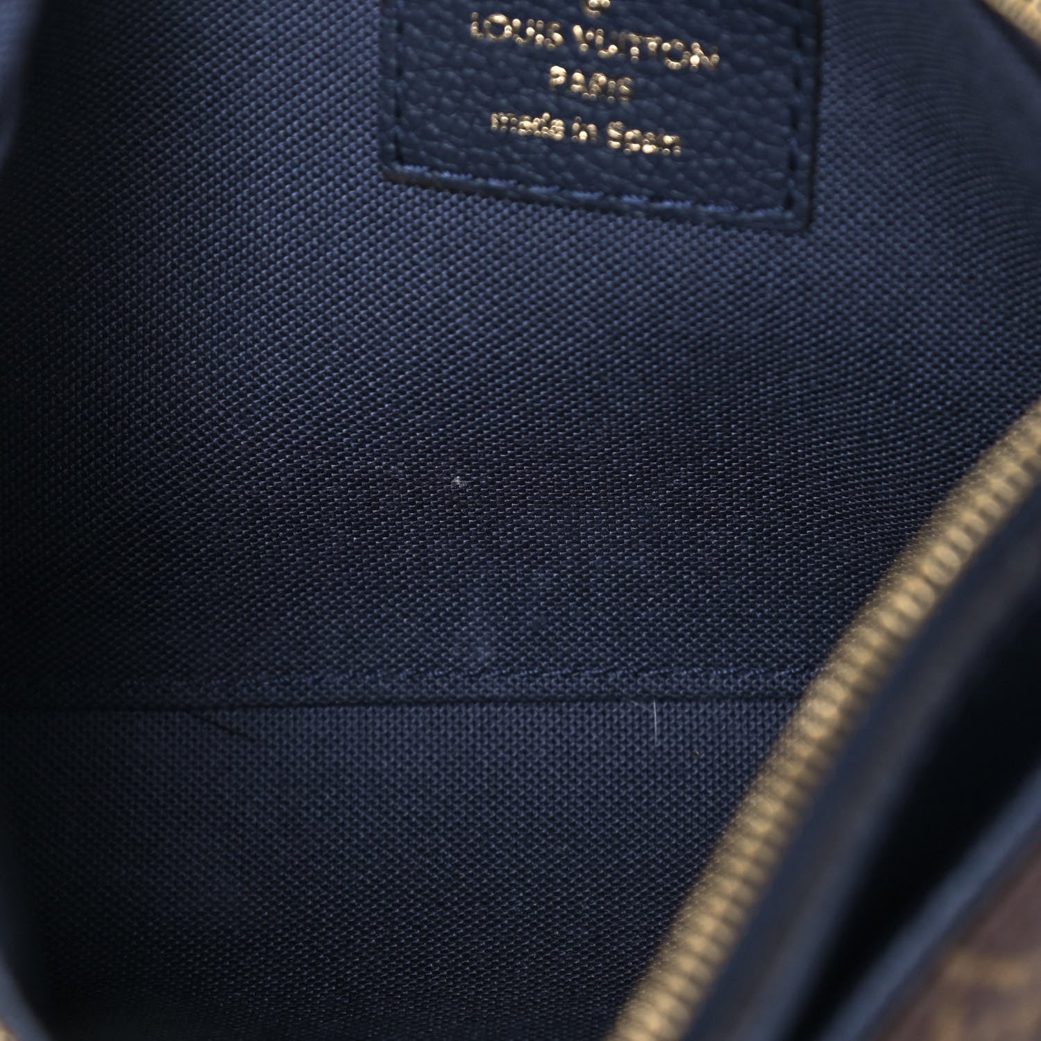 Louis Vuitton Monogram Pallas Clutch Blue Marine 9 of 11