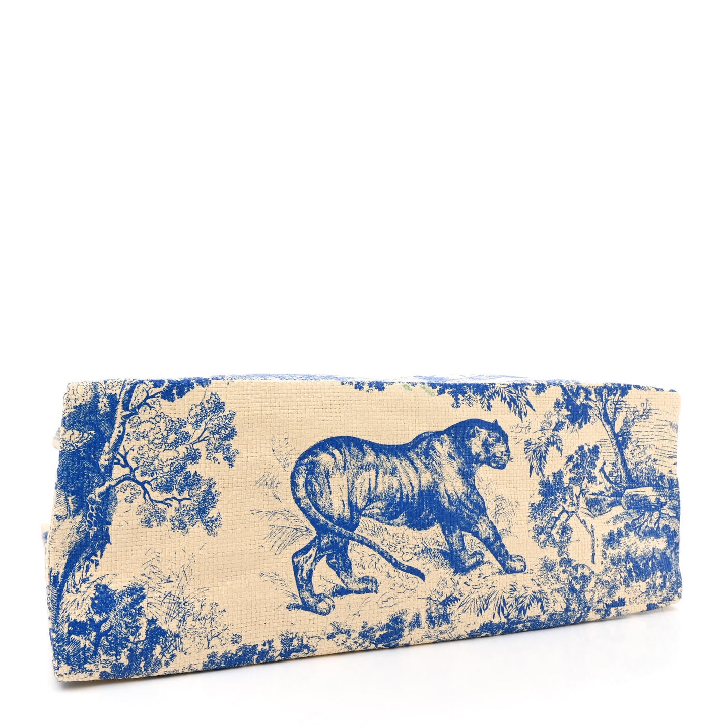 Straw Dioriviera Tote Blue