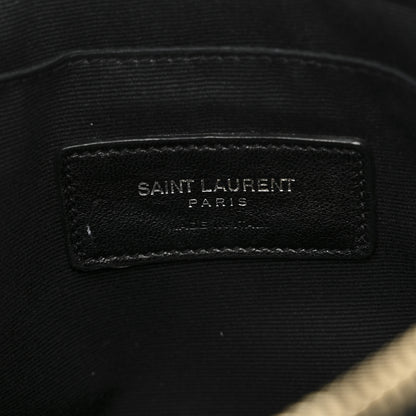 Saint Laurent Calfskin Teen Monogram Crossbody Bag Black 7 of 10