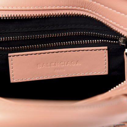 Balenciaga Calfskin Canvas Classic Hardware Mini Belharra City Natural 5 of 8