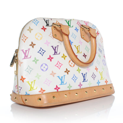 Louis Vuitton Monogram Multicolor Alma White 3 of 7