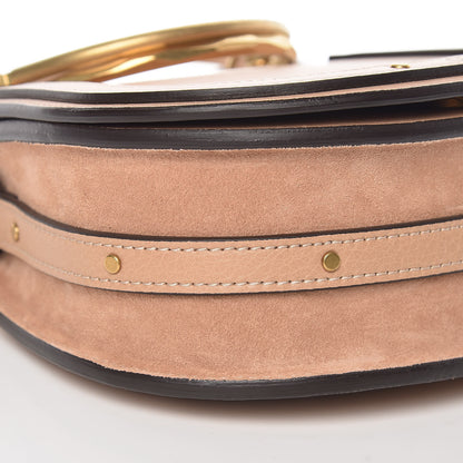 Chloe Calfskin Suede Small Nile Bracelet Bag Biscotti Beige 9 of 10
