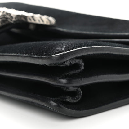 Gucci Suede Small Dionysus Shoulder Bag Black 10 of 12