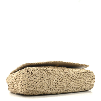 Saint Laurent Raffia Monogram Medium Jamie Natural Avorio 4 of 10