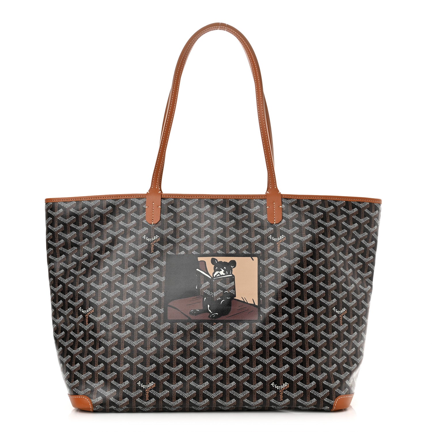 Goyard Goyardine Artois MM Black Gold 1 of 10