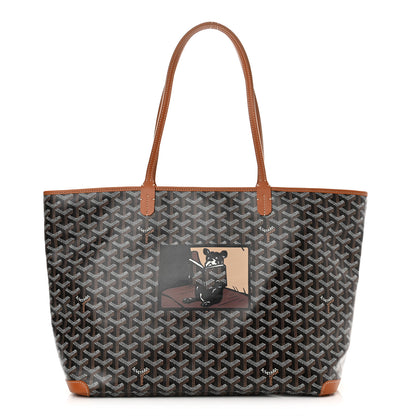 Goyard Goyardine Artois MM Black Gold 1 of 10