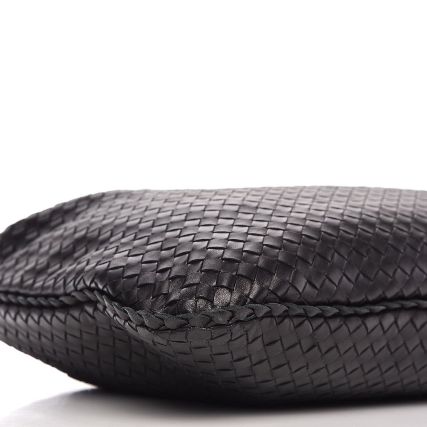 Nappa Intrecciato Large Veneta Hobo Black