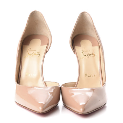 Christian Louboutin Patent Iriza 100 Pumps 41 Nude 2 of 10