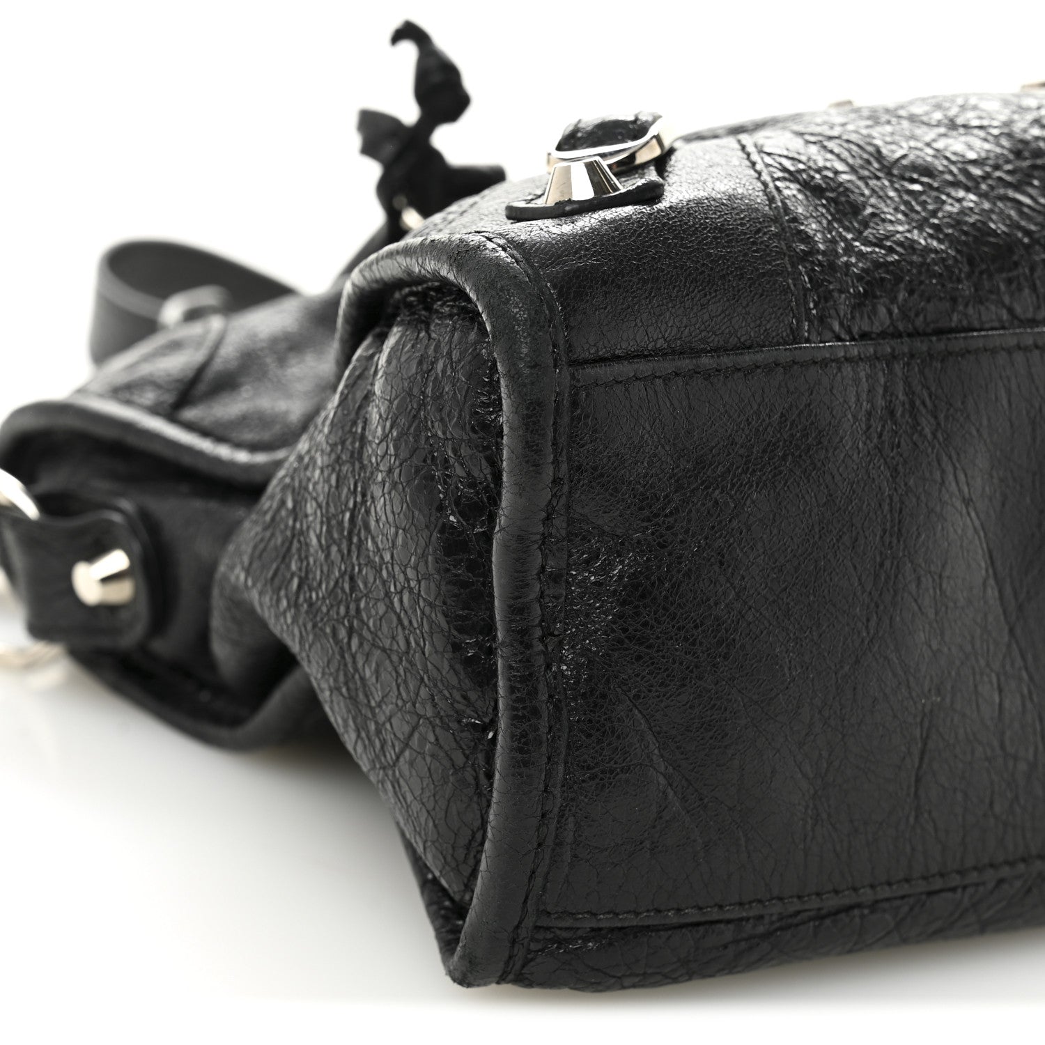 Balenciaga Agneau Classic Silver Hardware S City Black 10 of 13