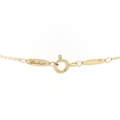 Tiffany 18K Yellow Gold 11mm Elsa Peretti Bean Pendant Necklace 4 of 4