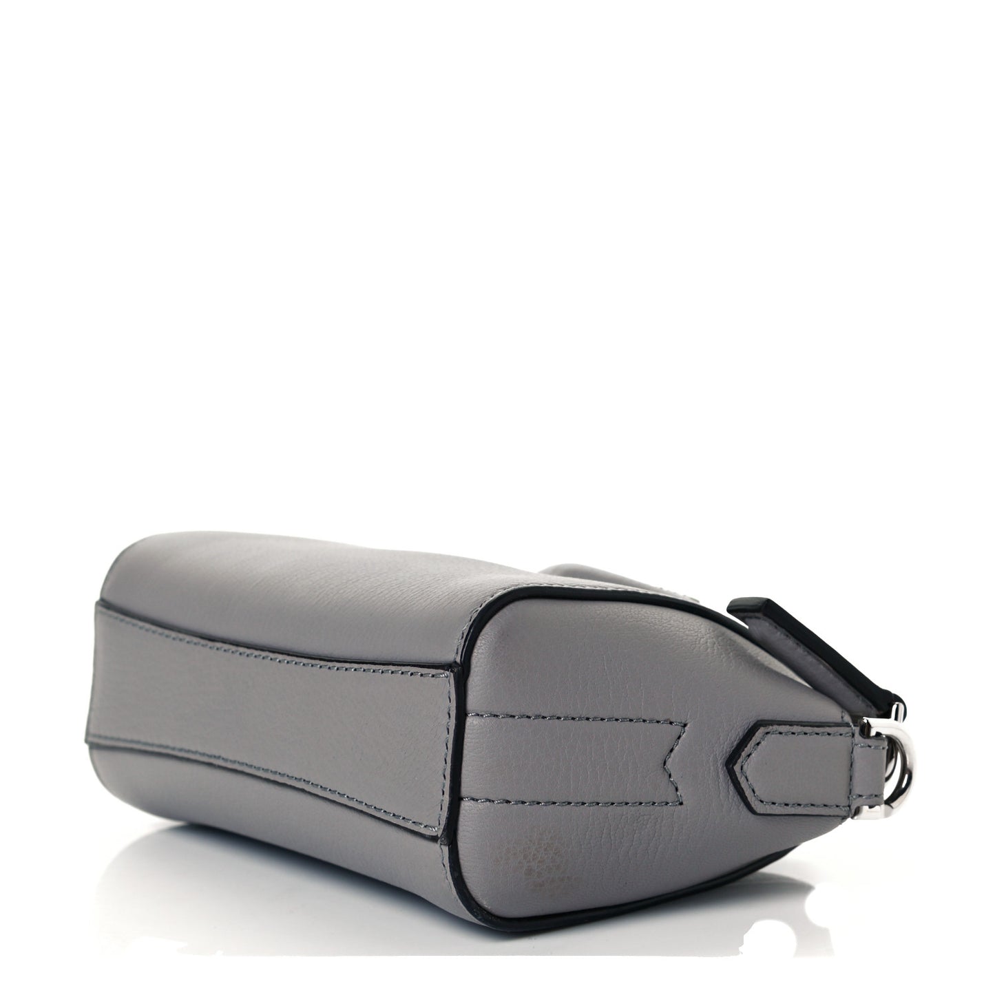 Sugar Goatskin Nano Antigona Pearl Grey