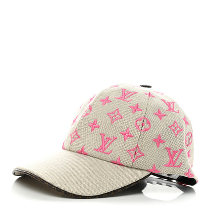 Louis Vuitton Canvas Monogram Starboard Cap M Pink 1 of 8