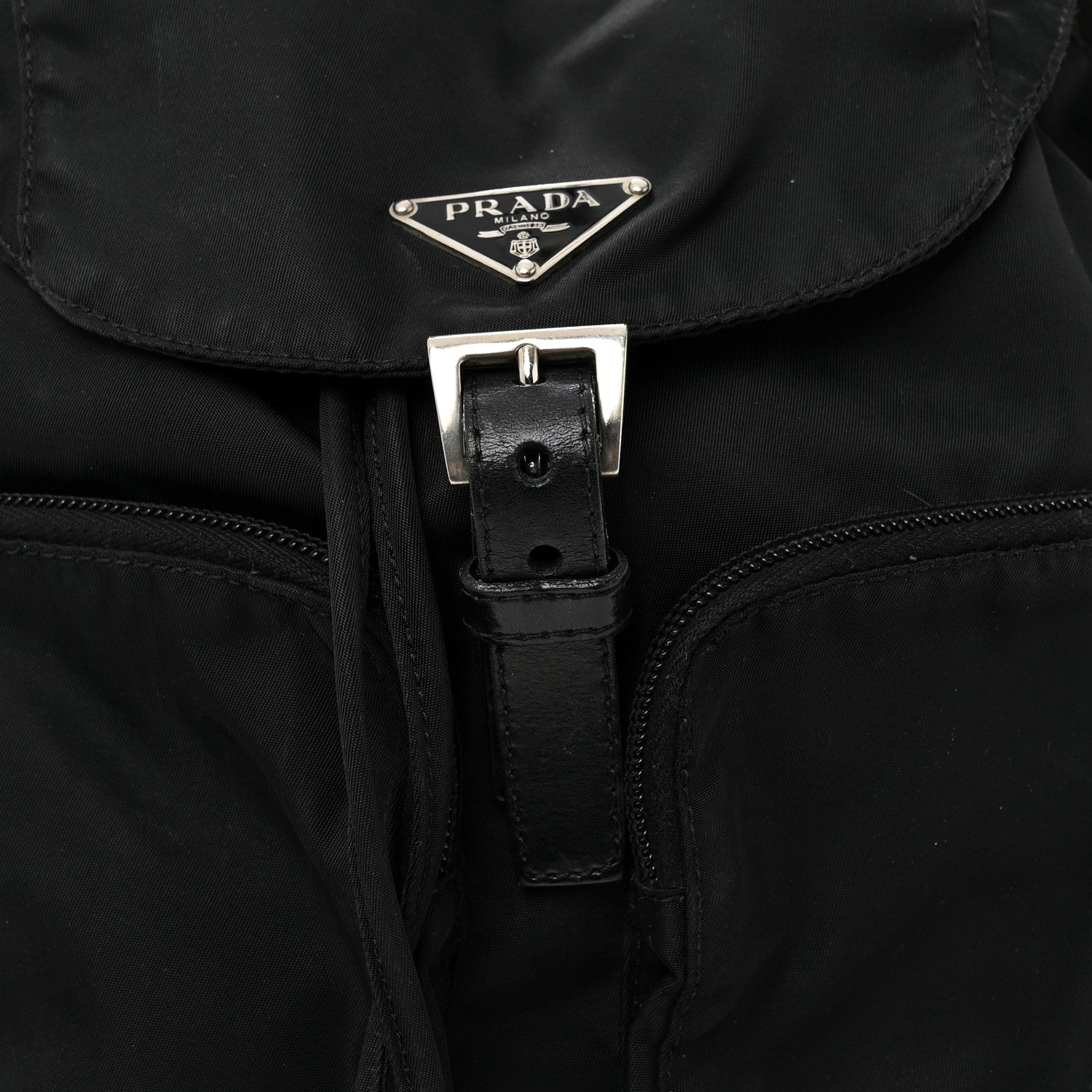 Prada Tessuto Nylon Vela Small Backpack Black 8 of 10