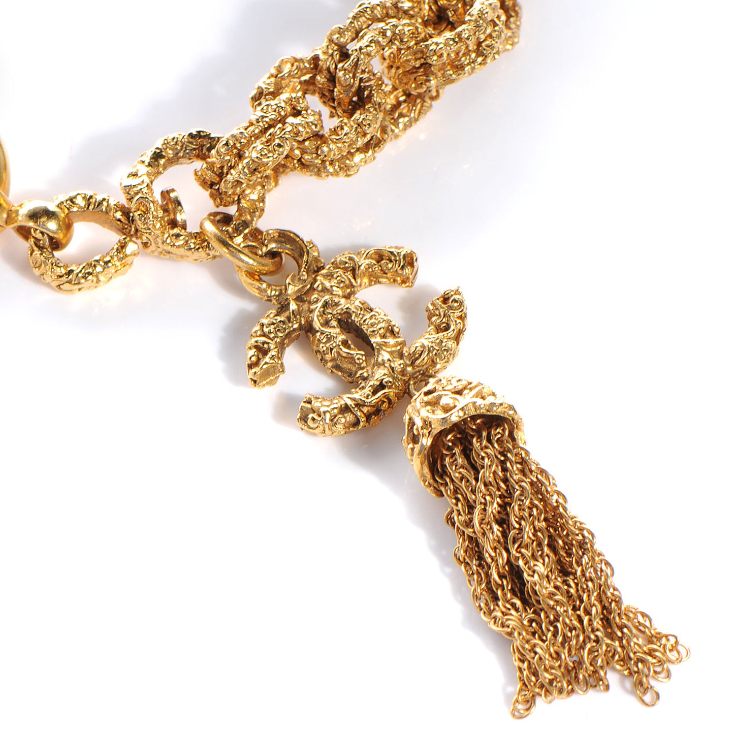 Tassel CC Bracelet Gold
