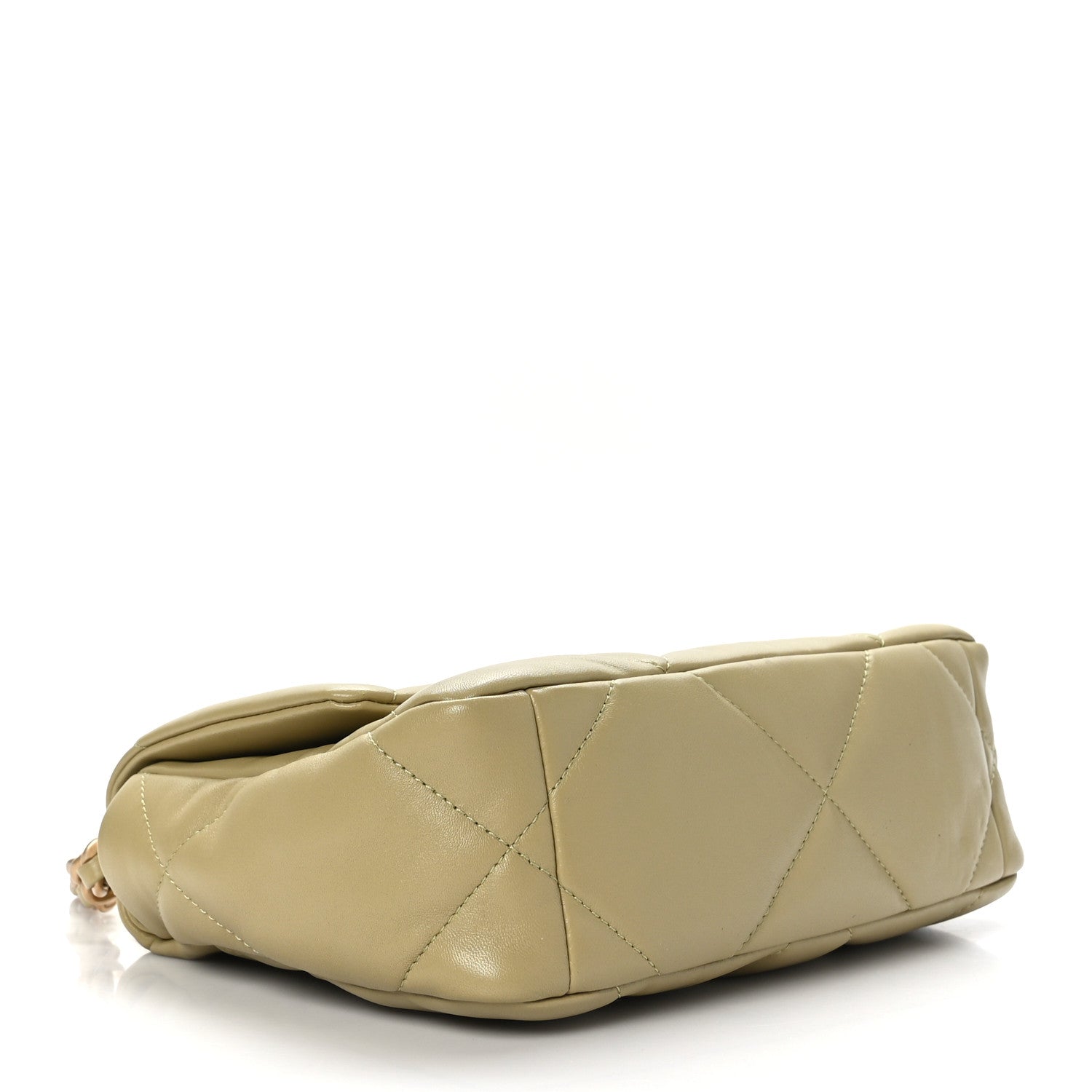 Chanel Lambskin Quilted Medium Chanel 19 Flap Light Green 4 of 9
