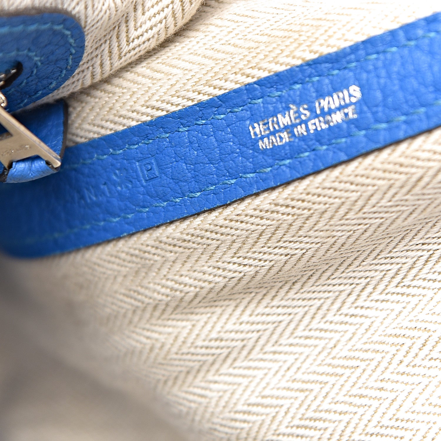 Hermes Vache Country Garden Party 30 TPM Bleu Hydra 6 of 14
