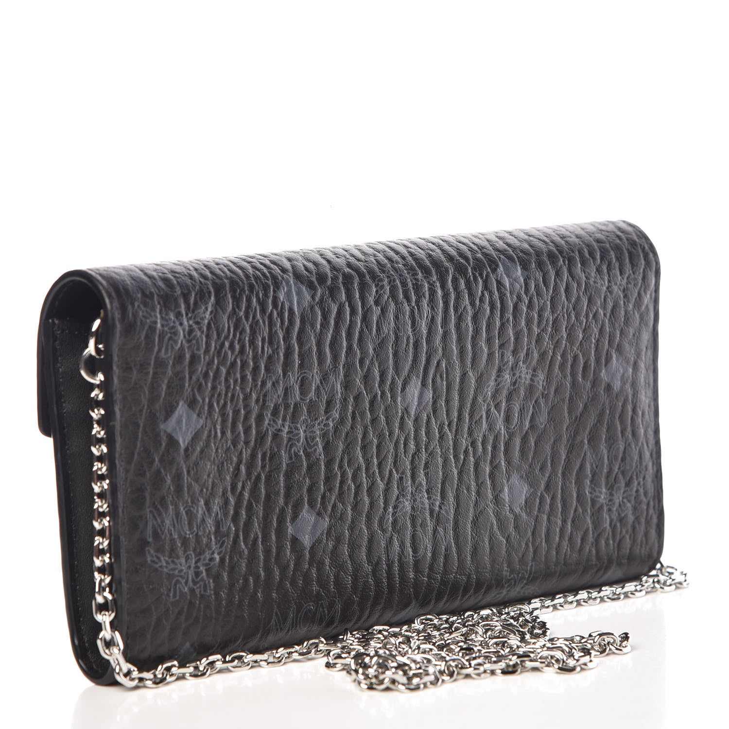 MCM Visetos Large Patricia Wallet On Chain Black 3 of 10