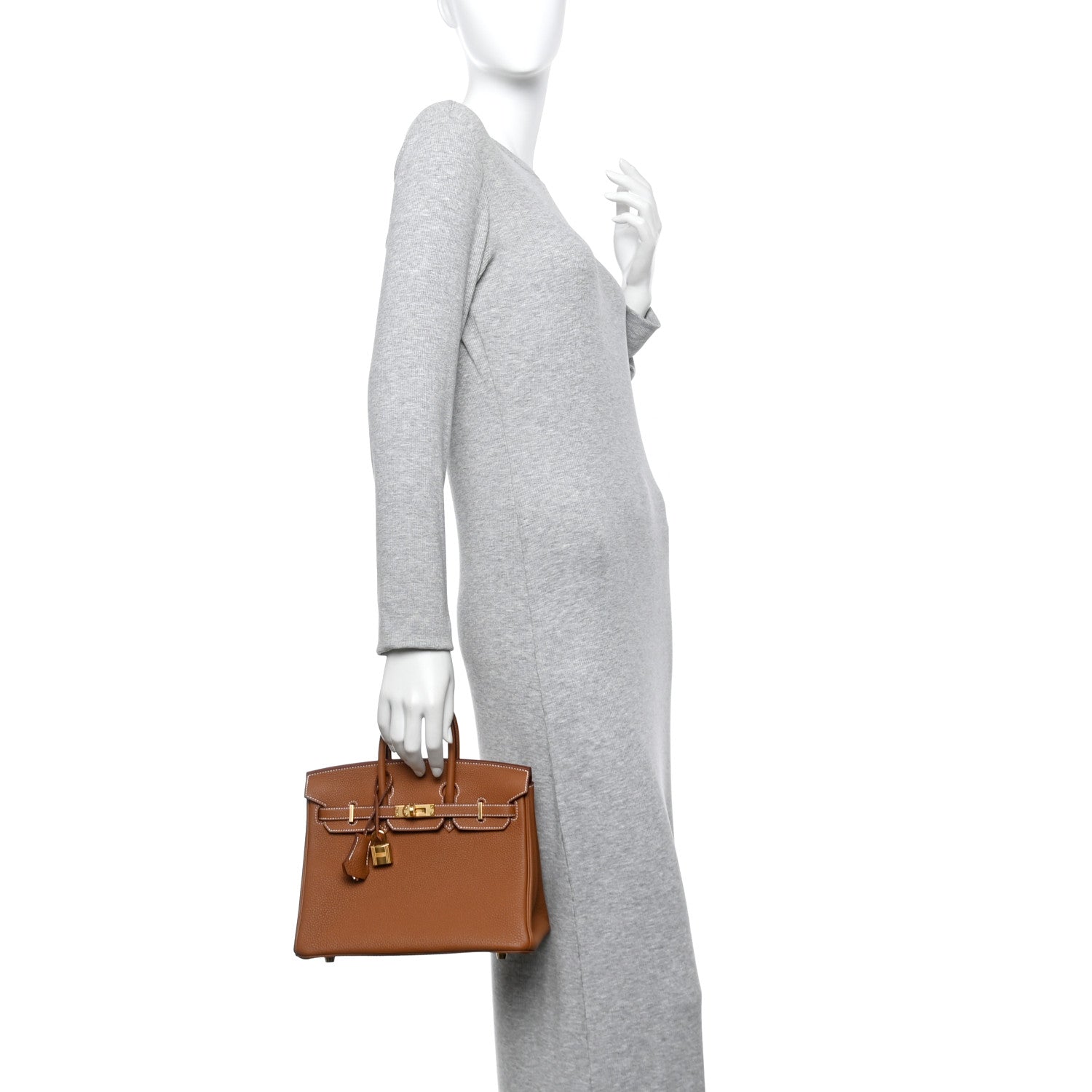 Hermes Togo Birkin 25 Gold 2 of 11