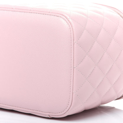 Chanel Caviar Quilted Large Vanity Pouch Light Pink 11 of 13