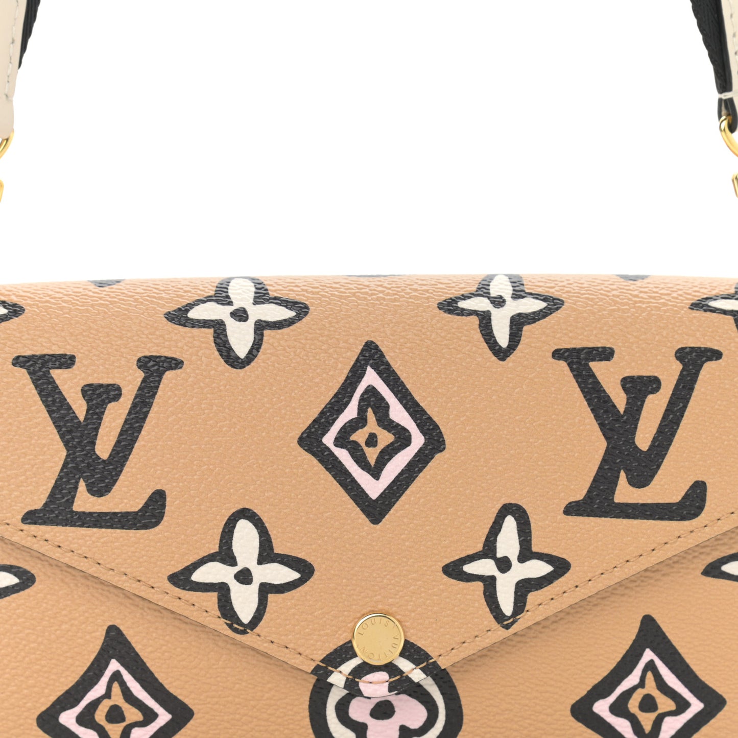 Monogram Wild At Heart Felicie Strap & Go Arizona Creme