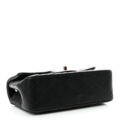Chanel Lambskin Quilted Mini Rectangular Flap Black 4 of 12