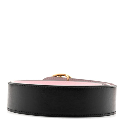 Fendi Vitello Liberty F is Fendi Bi-Color Reversible Belt Black Peonia 3 of 6