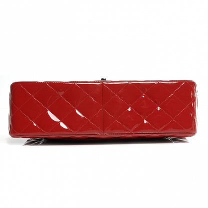 Chanel Patent Jumbo Double Flap Red 5 of 9