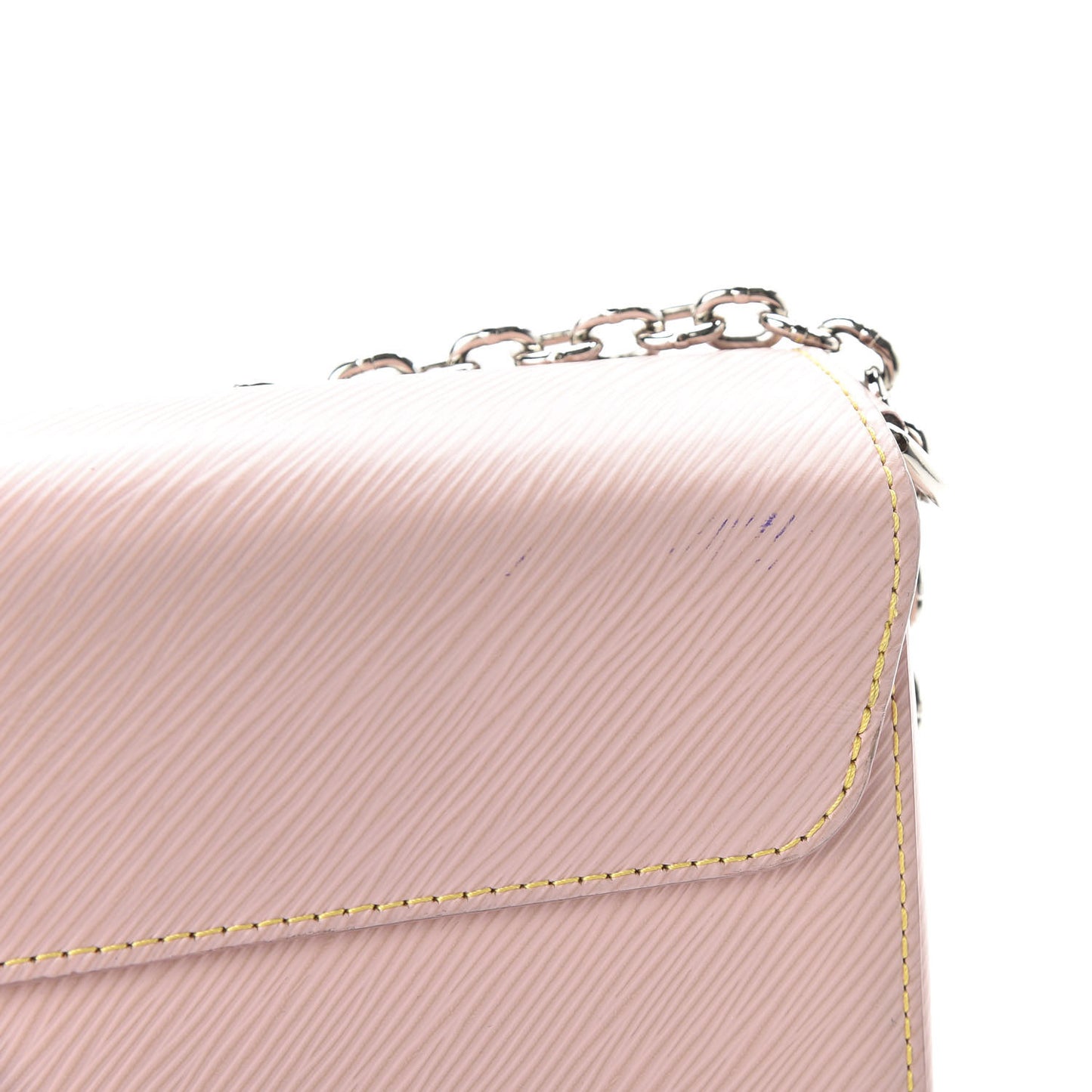 Epi Twist Shoulder Bag MM Rose Ballerine