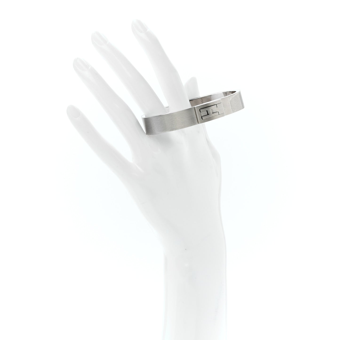 Brushed Paladium Jet Bracelet