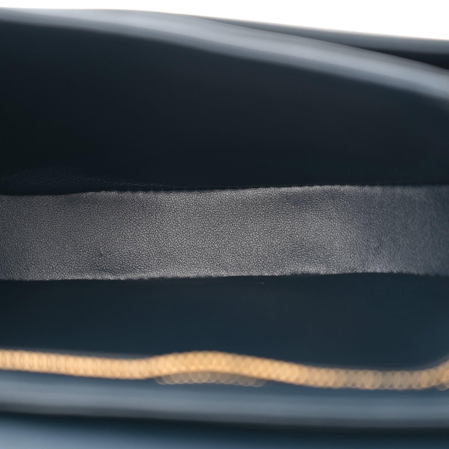 Shiny Calfskin Teen Besace Navy Blue